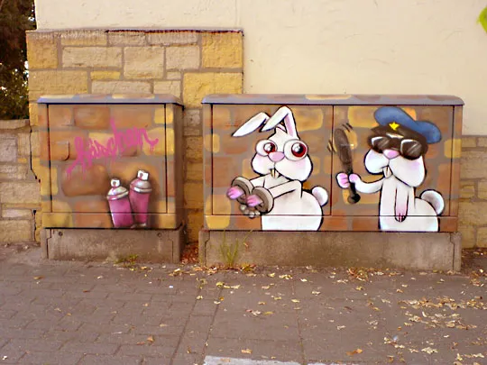 Verhaftung Häschen – Parkstraße