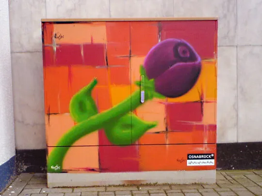 Blume violett – Iburger Str. 37